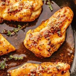 3396585 Maple Mustard Glazed Chicken Recipe