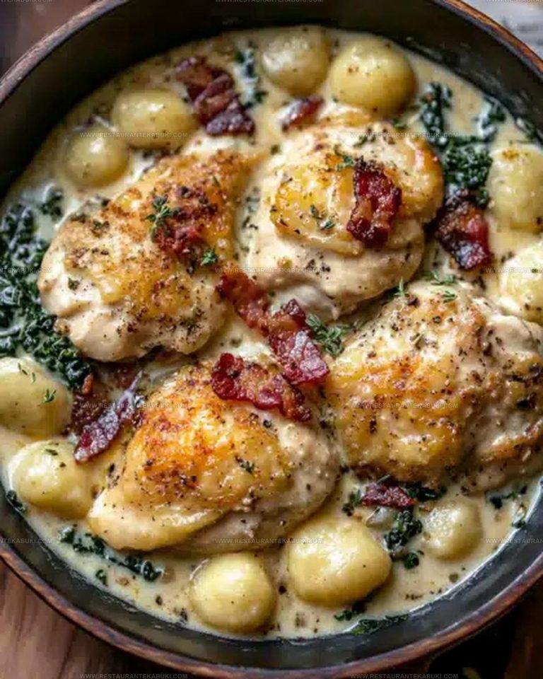 3474445 Chicken with Gnocchi and Bacon Recipe