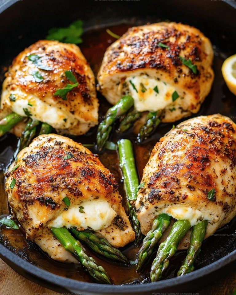 1433341 Chicken and Asparagus with Mozzarella Recipe