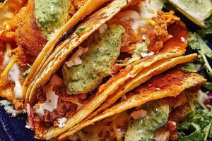 1870643 Baked Crispy Chicken Tacos Recipe