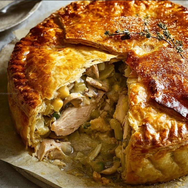 2291852 Chicken Mushroom Vegetable Pie Recipe