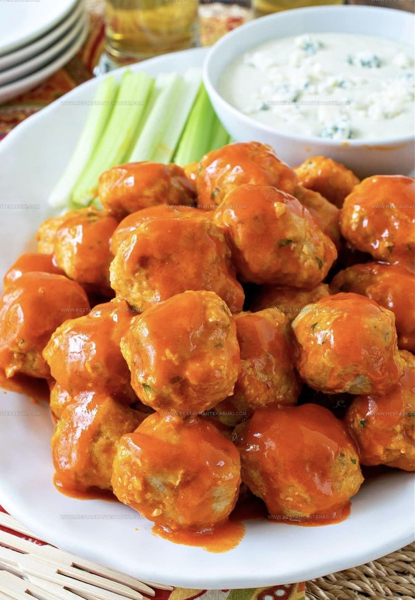 3125597 Buffalo Chicken Meatballs Recipe