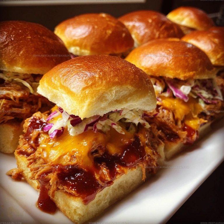 2250335 Cheesy Bbq Pulled Chicken Sliders Recipe