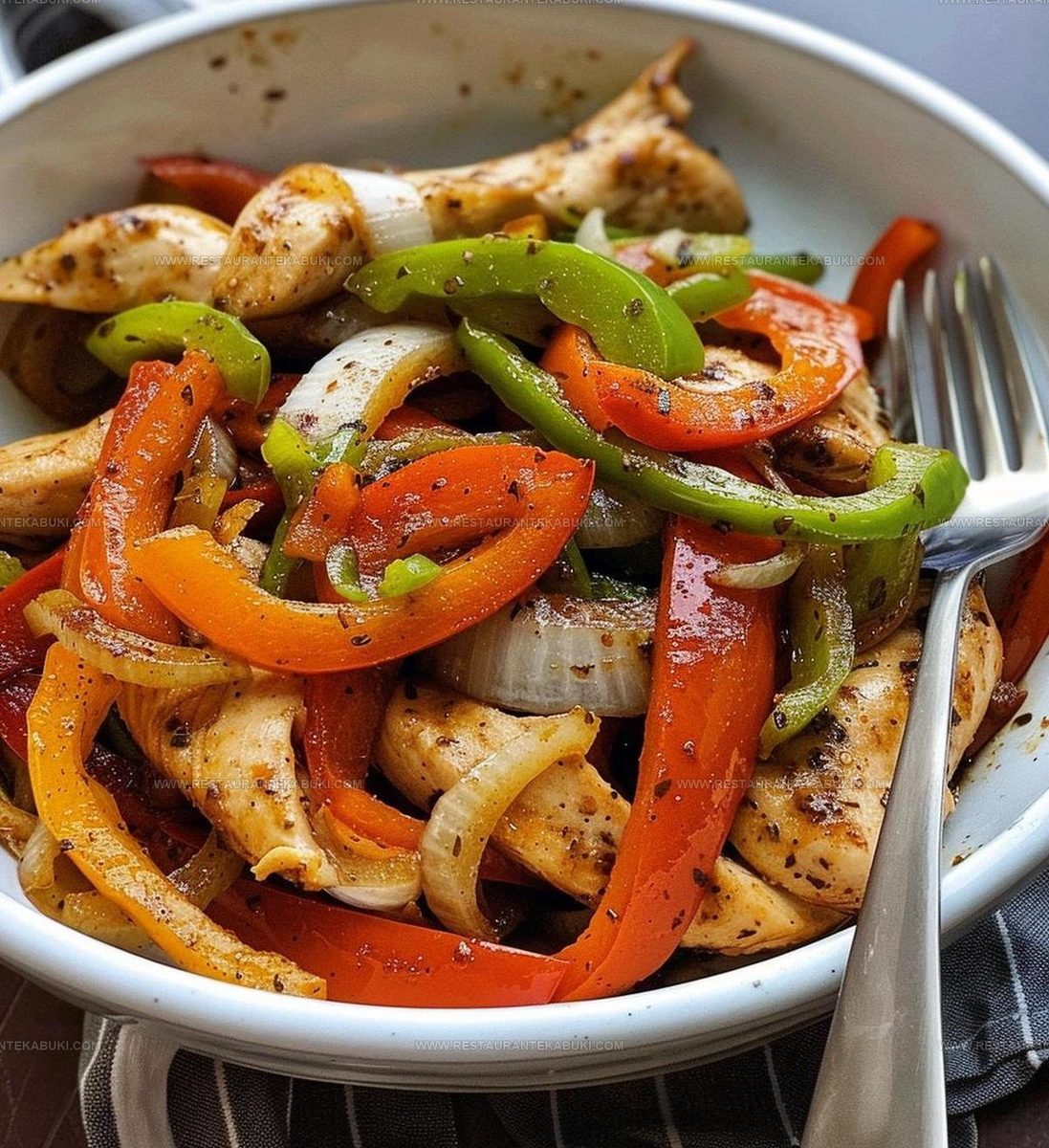3495589 Sizzling Chicken Fajita Peppers Recipe
