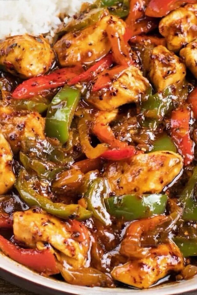 8496302 Garlic Black Pepper Chicken Stir Fry Recipe