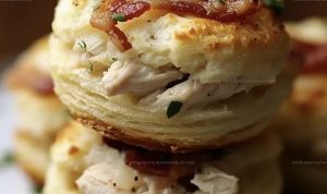 9873641 Chicken Bacon Ranch Biscuit Cups Recipe