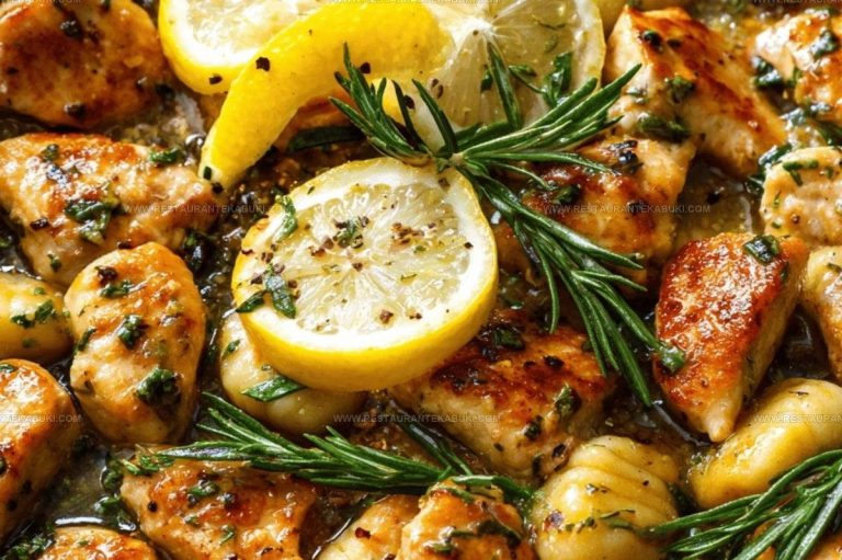 1232450 Lemon Chicken Gnocchi Recipe