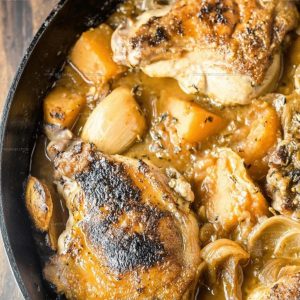 7140942 Apple Cider Chicken with Butternut Squash Recipe
