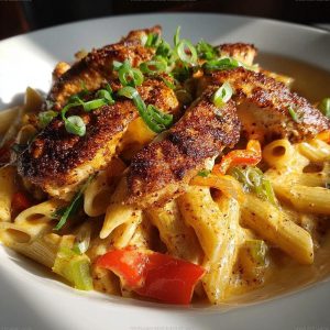 6323251 Spicy Cajun Honey Butter Chicken Pasta Recipe