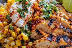 4907375 Street Corn Chicken Rice Bowl Recipe