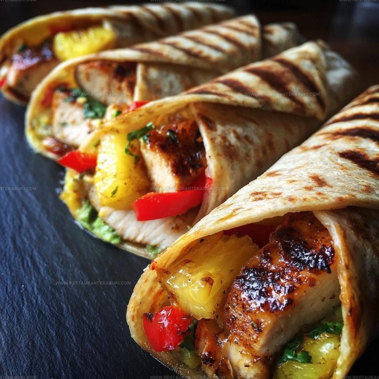 9532826 Grilled Pineapple Chicken Wraps Recipe