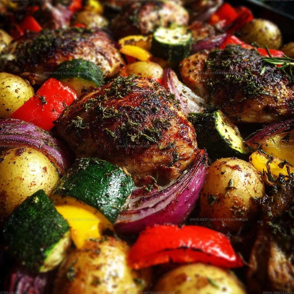 5947453 One Pan Herb Chicken And Roasted Veggies Recipe