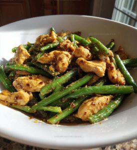 5449179 Chicken Green Bean Stir Fry Recipe