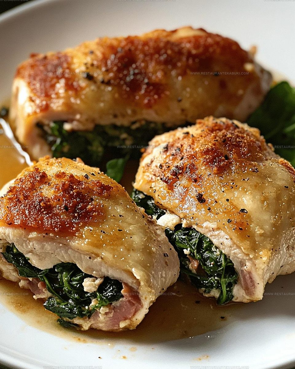 3583658 Chicken Involtini with Spinach Speck and Asiago Recipe