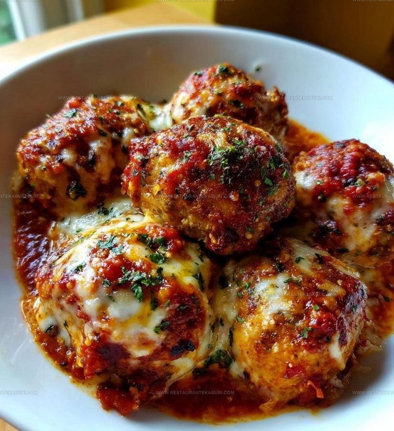 3016416 Slow Cooker Chicken Parm Meatballs Recipe
