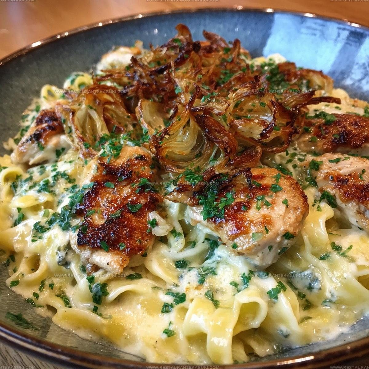 8916845 Herbed Chicken Alfredo With Truffle Feta Cream Recipe