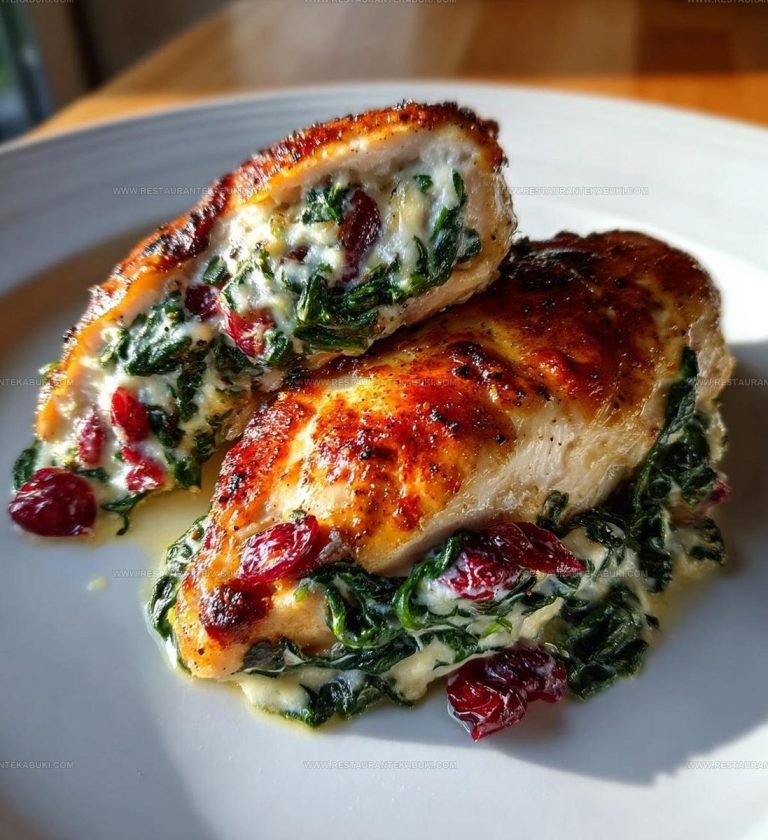 4172451 Spinach Cranberry Stuffed Chicken Recipe