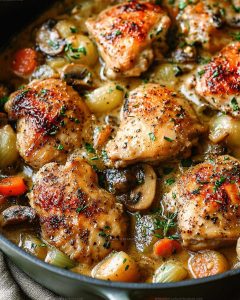 4792942 Chicken Fricassee with Vegetables Recipe