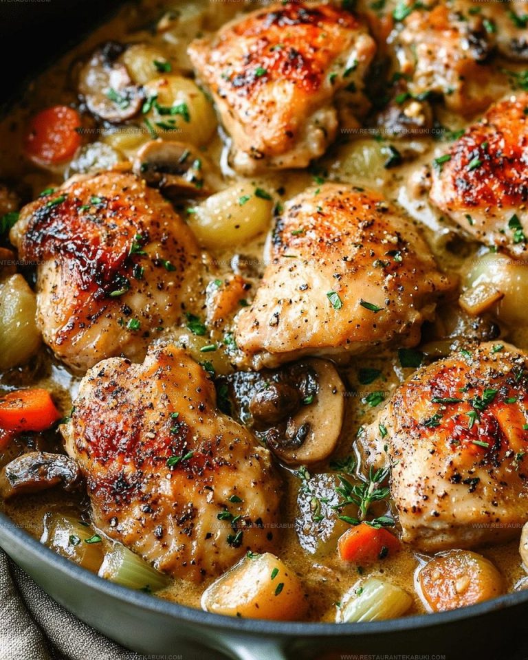 4792942 Chicken Fricassee with Vegetables Recipe