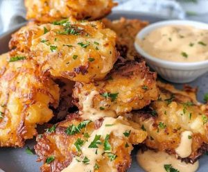 5625388 Cheesy Chicken Fritters Recipe