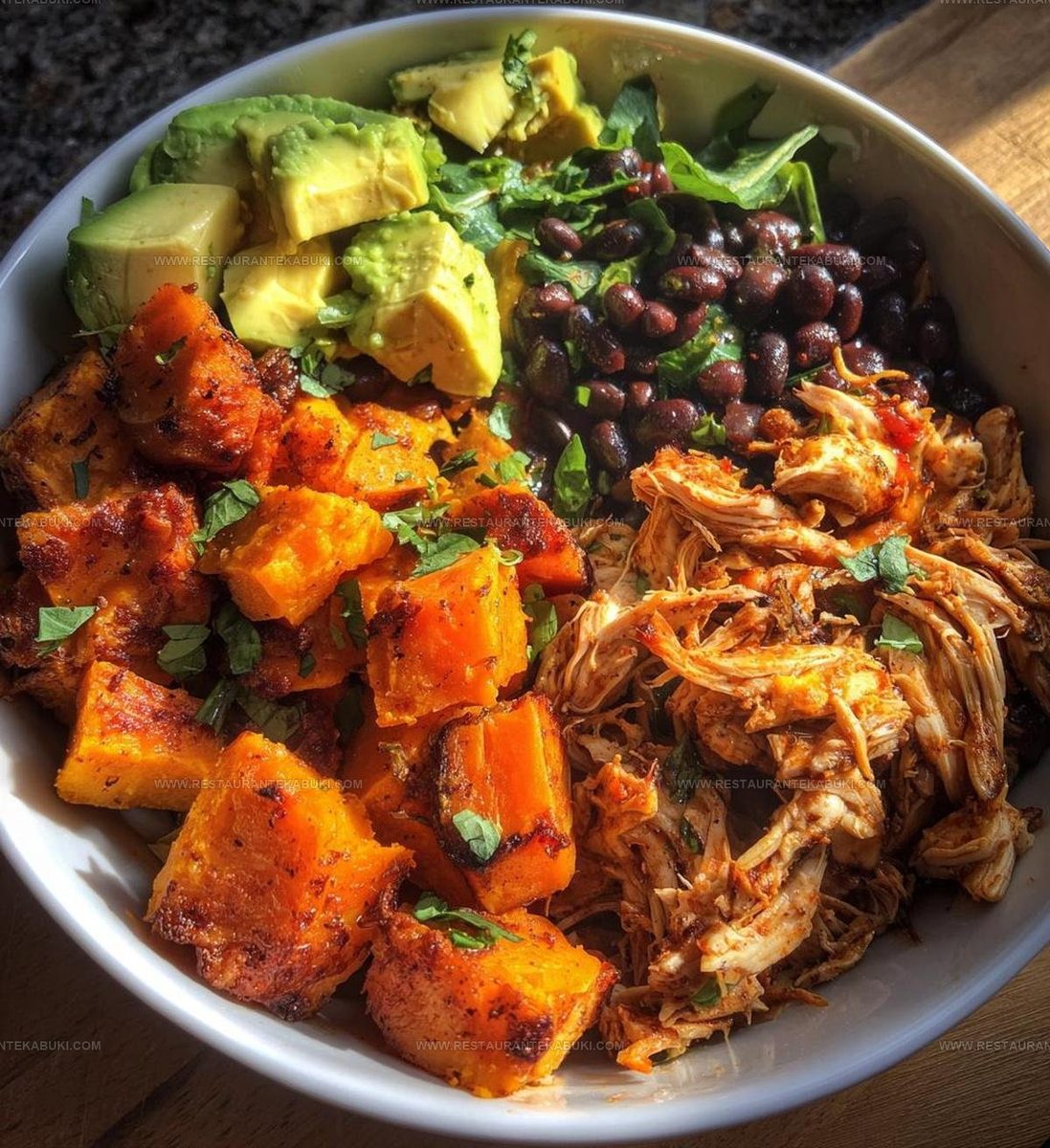 2474973 Bbq Chicken Sweet Potato Bowl Recipe