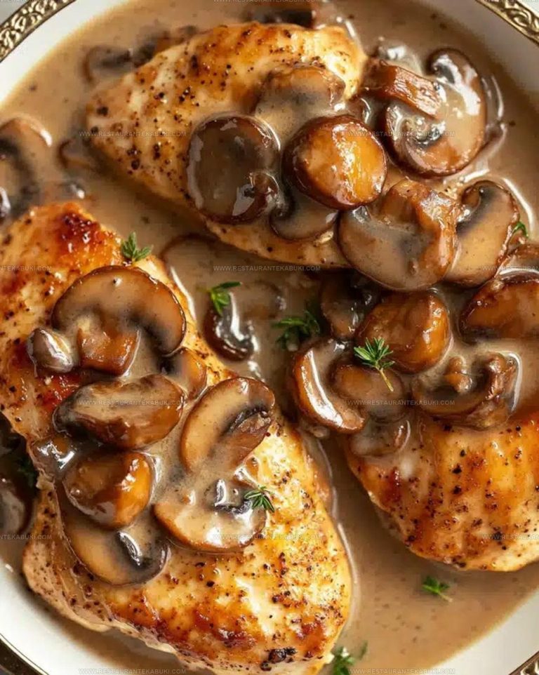 2641630 Chicken with Mushroom Cream Sauce Recipe