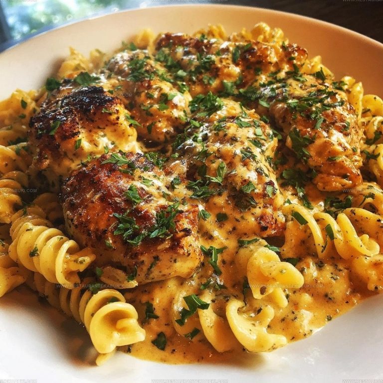 1239192 Garlic Parmesan Chicken With Cheesy Twisted Pasta Recipe