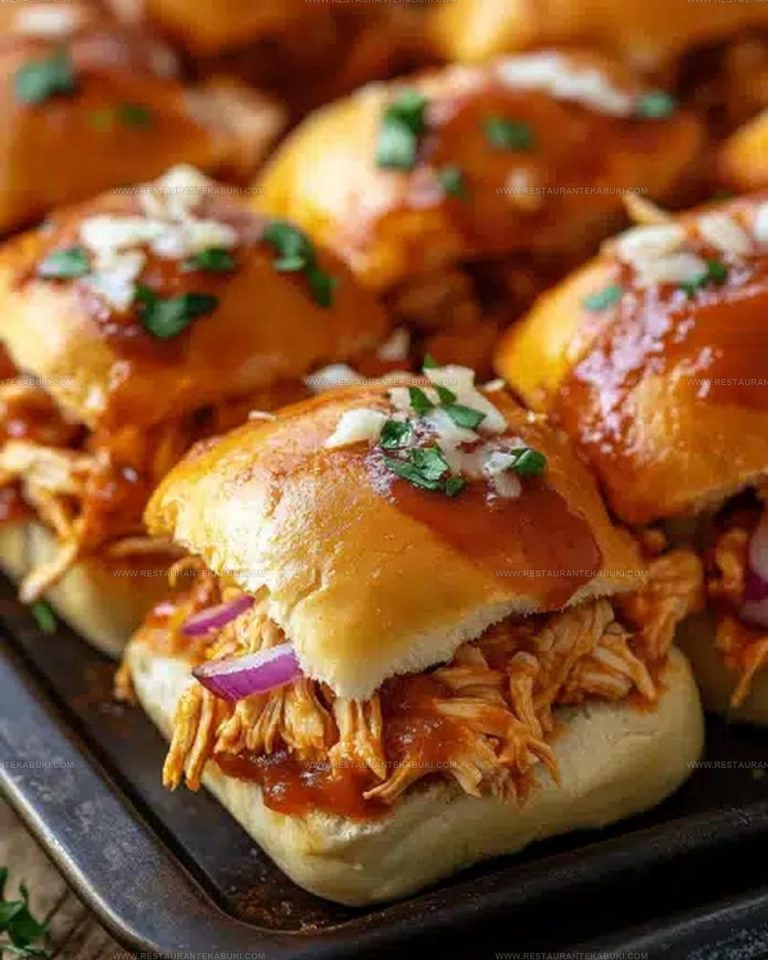 3752287 Slow Cooker BBQ Chicken Sliders with Mozzarella and Onions Recipe