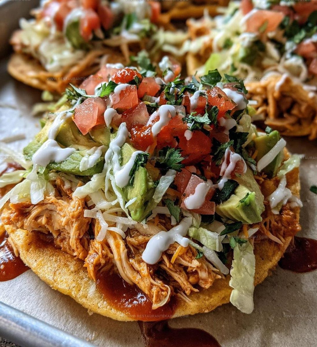 4186389 Rotisserie Chicken Tostadas Recipe