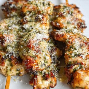 5901097 Garlic Parmesan Chicken Skewers Recipe
