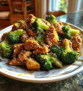 1284449 Honey Sesame Chicken And Broccoli Recipe